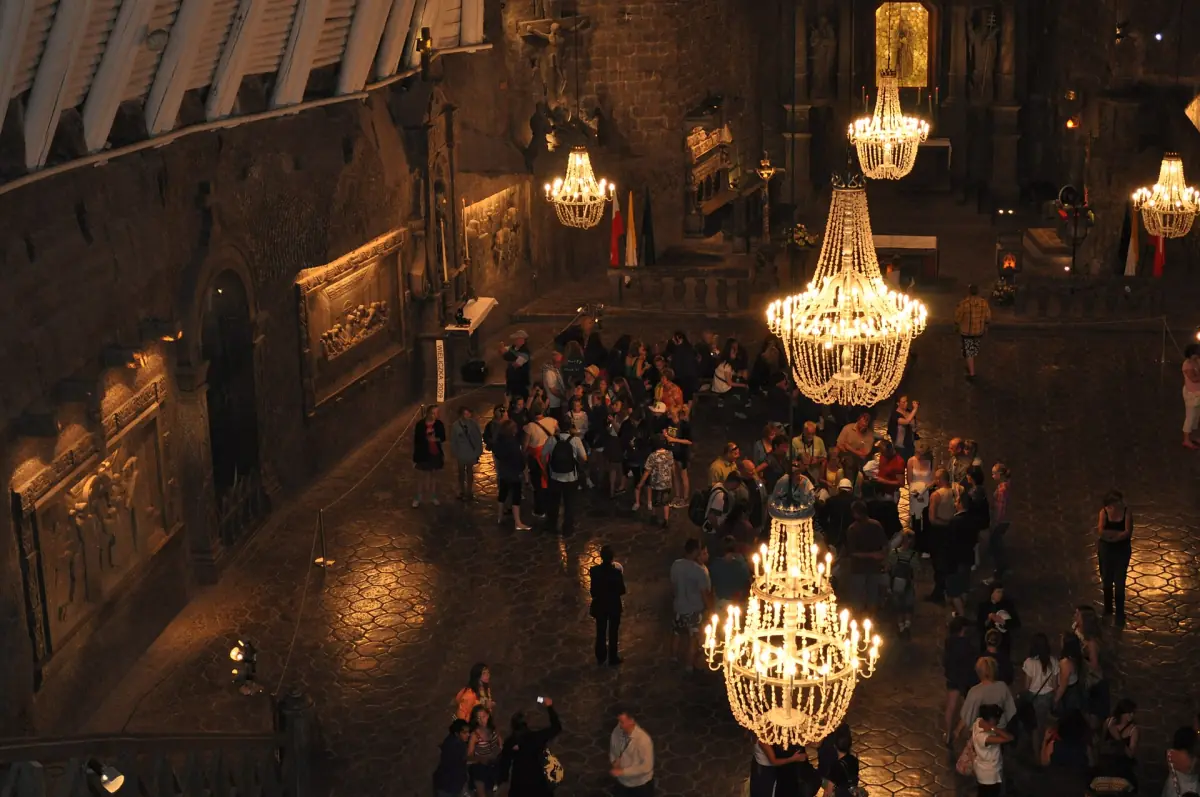 St Kinga's Chapel seen from the entrance gallery